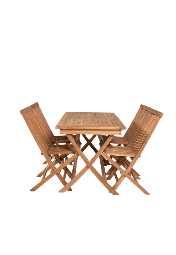 Riktigt trendig stol i teak från Venture Home.