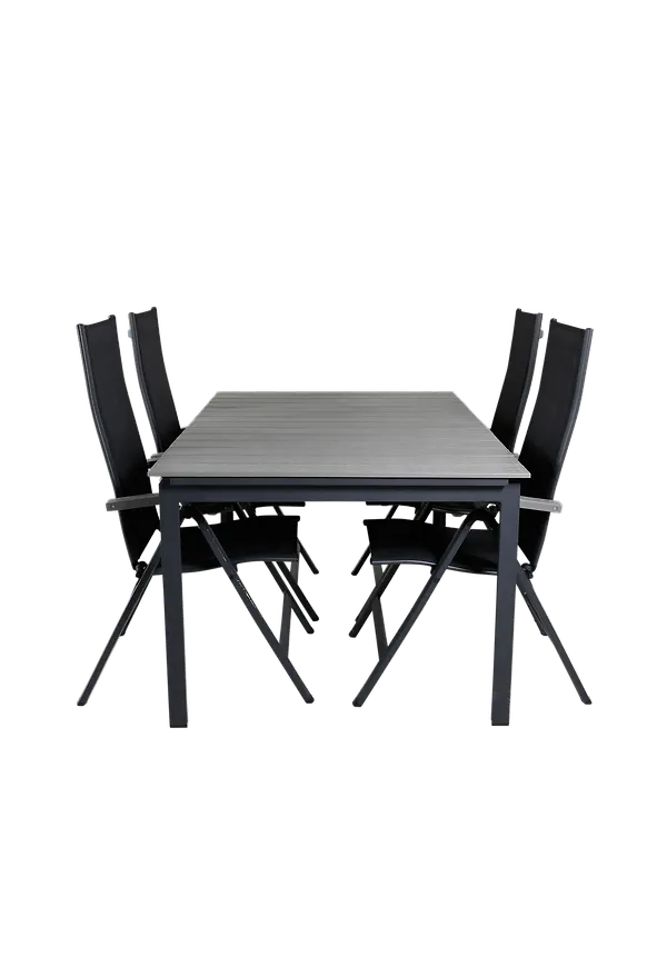 Stilren stol i aluminium från Venture Home.