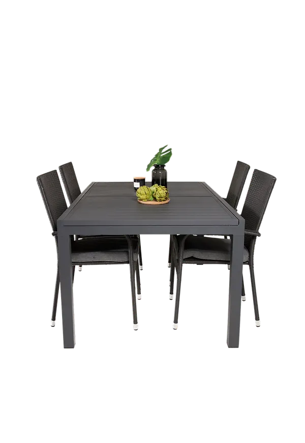 Fin venture home bord i svart färg gjord i aluminium.