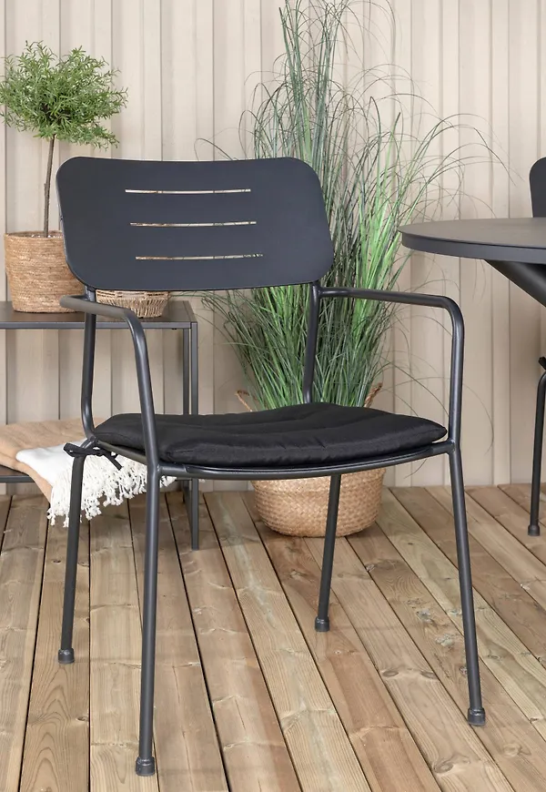 Svart Venture Home-stol i moderiktig modell.