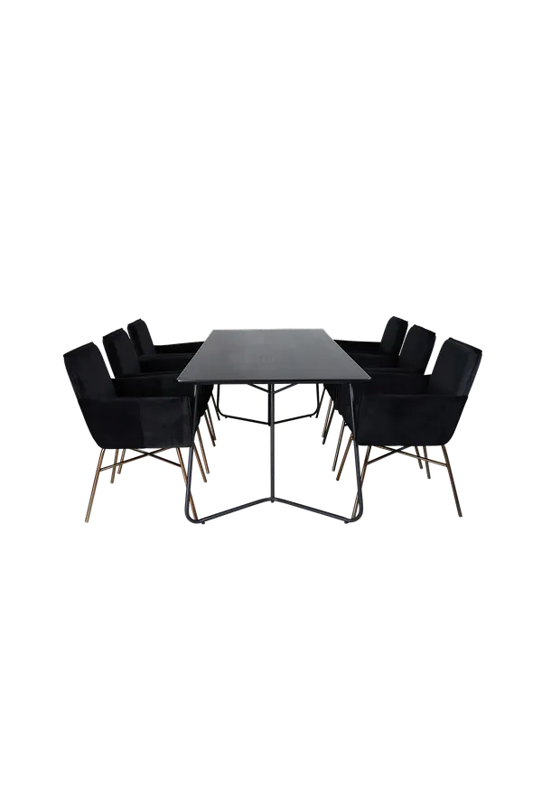 Moderiktig bord som passar bra vid många olika tillfällen.