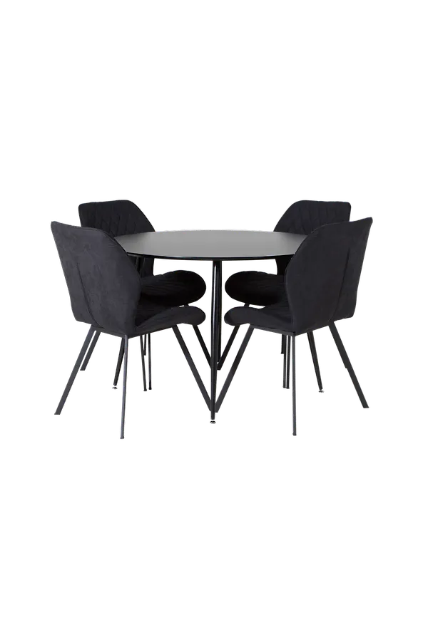 Svart matbord som passar perfekt till sommaren 2025!