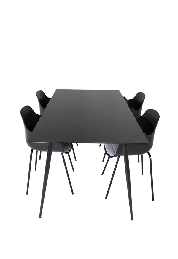 Mysig svart matbord 2025 från Venture Home.