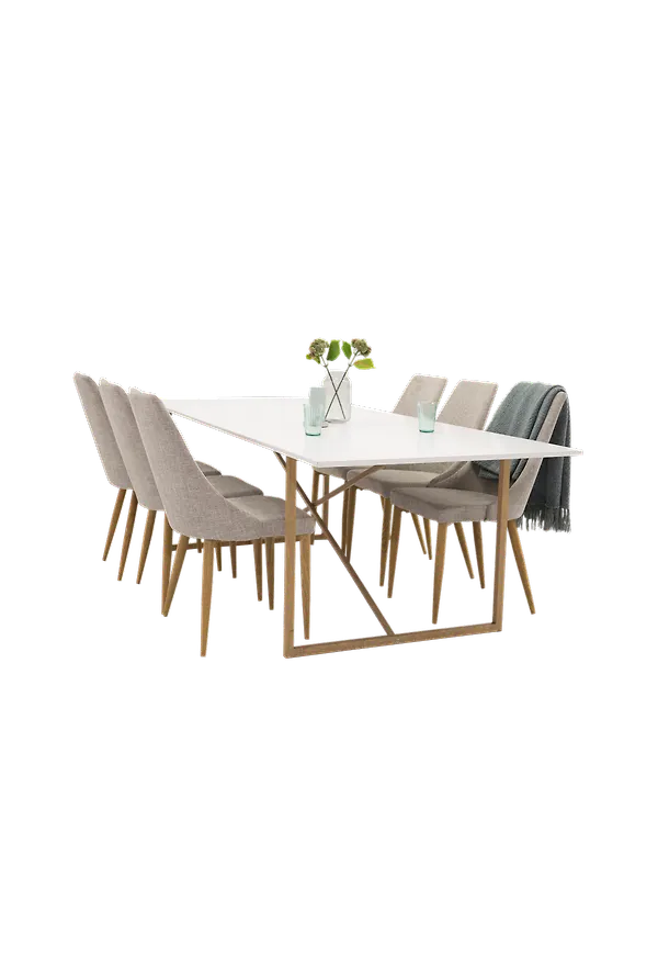 Trendig ekmatbord 2025 från Venture Home.