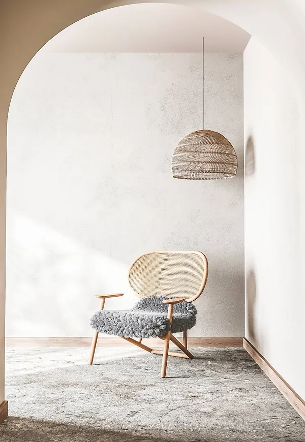 Beige Venture Home-loungestol i komfortabel modell.