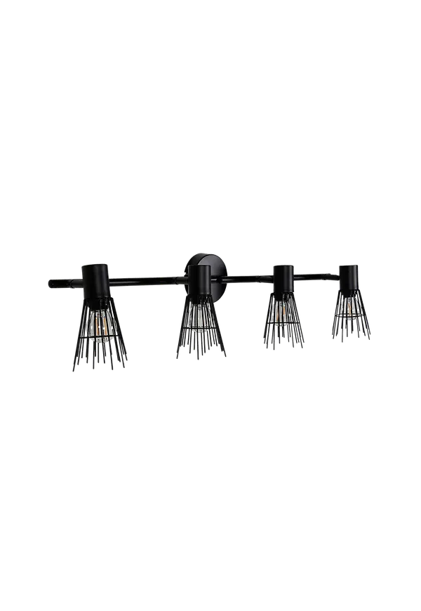 Mysig svart lampa 2025 från Venture Home.