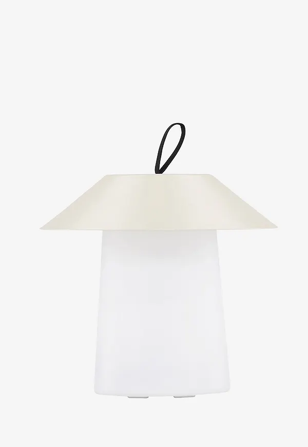 Stilren lampa i beiget från Venture Home.