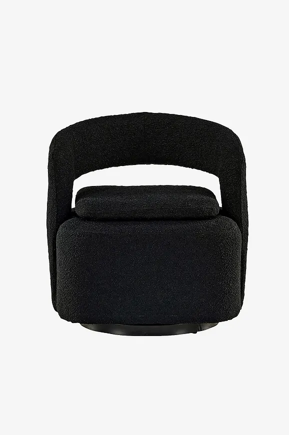 Otroligt snygg fåtölj i svart från Venture Home.