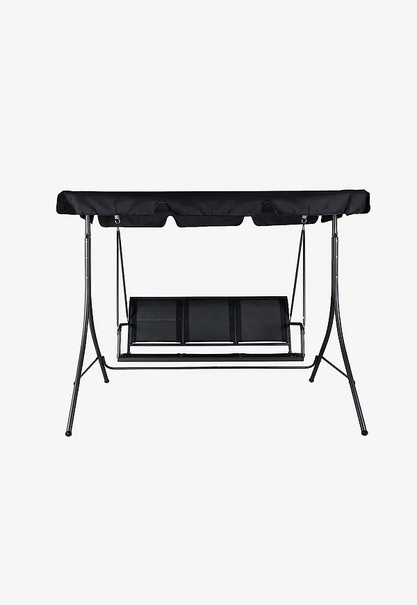 Fin venture home stol i svart färg gjord i aluminium.