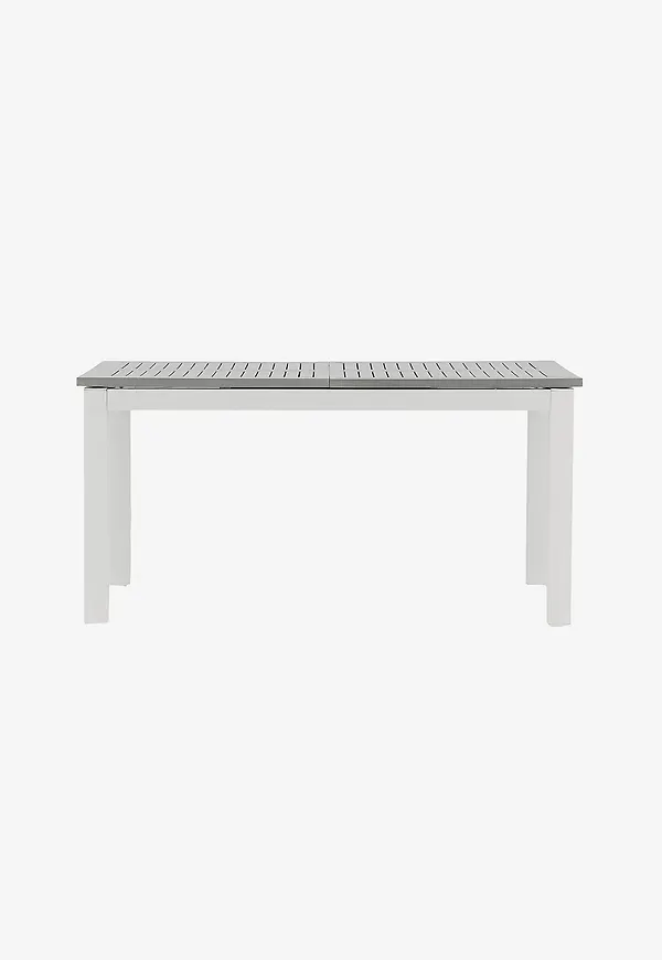 Komfortabel vit bord i aluminium från Venture Home.