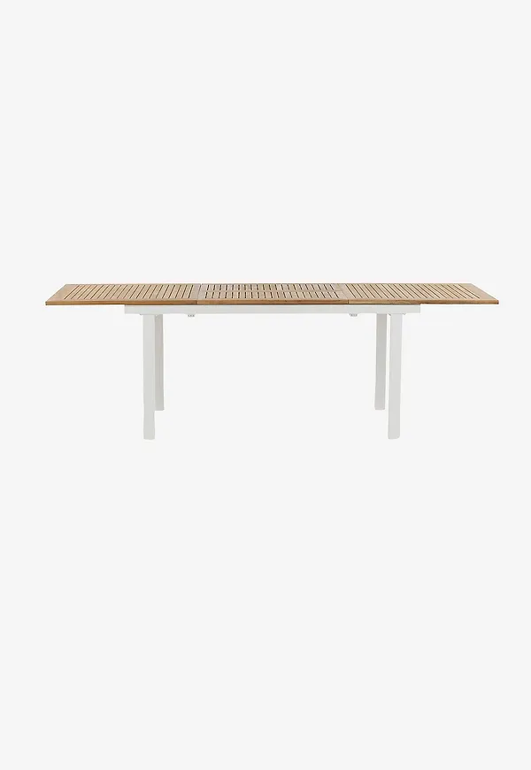 Söt teakbord i vitt från Venture Home.