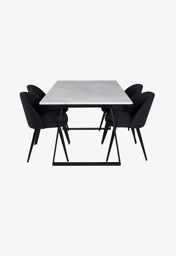 Mysig matbord i vitt från Venture Home.