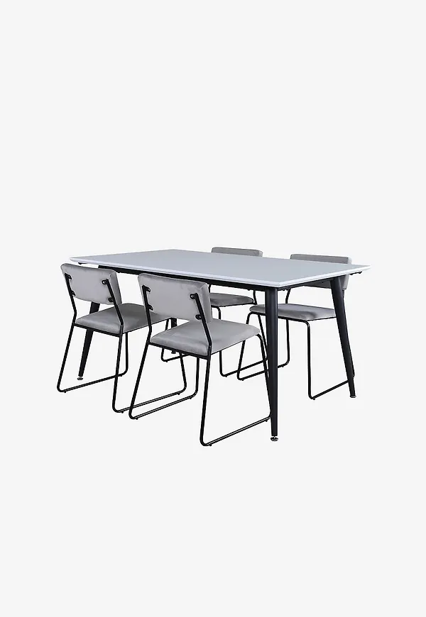 Riktigt snygg venture home bord i vit färg gjord i järn.