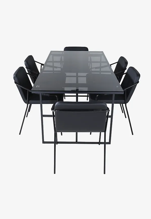 Stilren järnbord i svart från Venture Home.