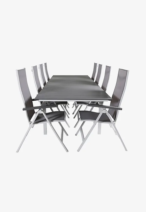 Klassisk grå aluminiumbord 2025 från Venture Home.