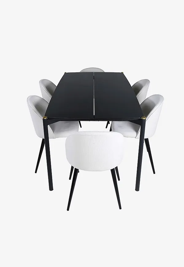 Elegant svart bord i järn från Venture Home.