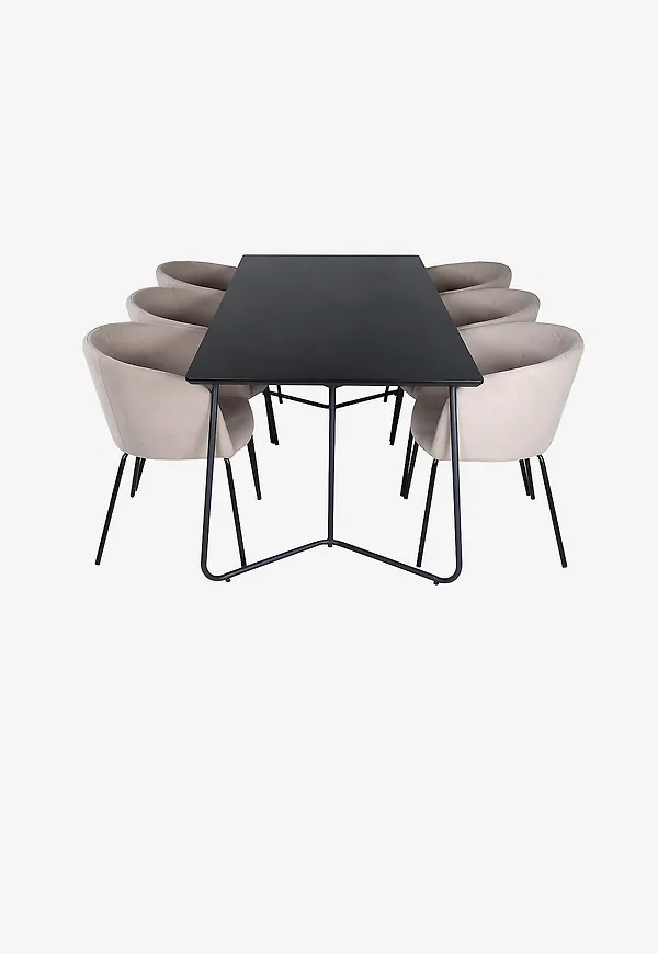 Vacker svart järnbord 2025 från Venture Home.