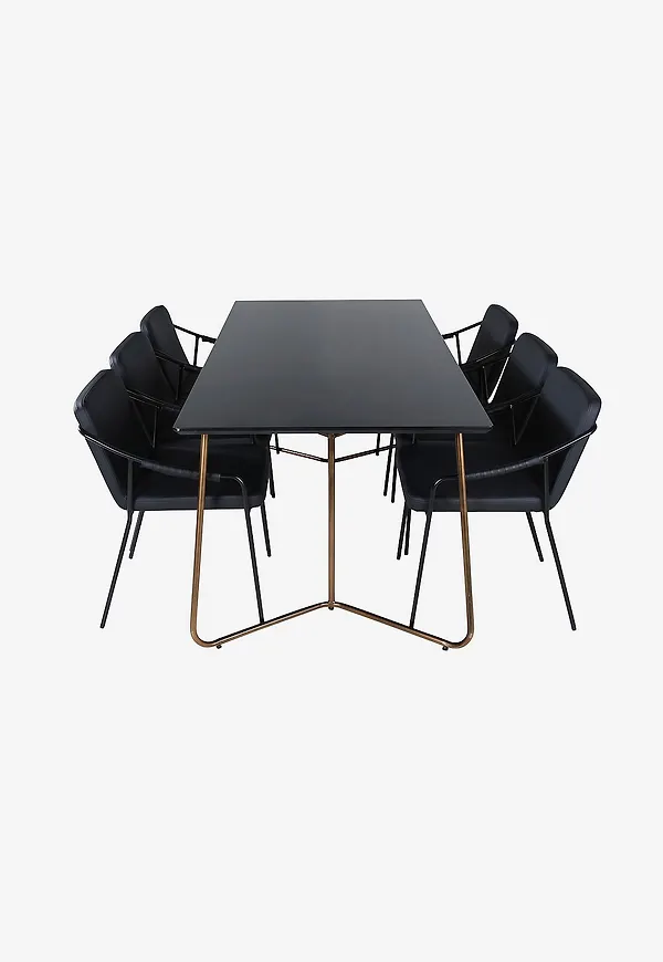 Svart Venture Home-matbord i elegant modell.