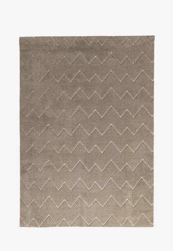 Fantastiskt fin matta i brunt från Venture Home.