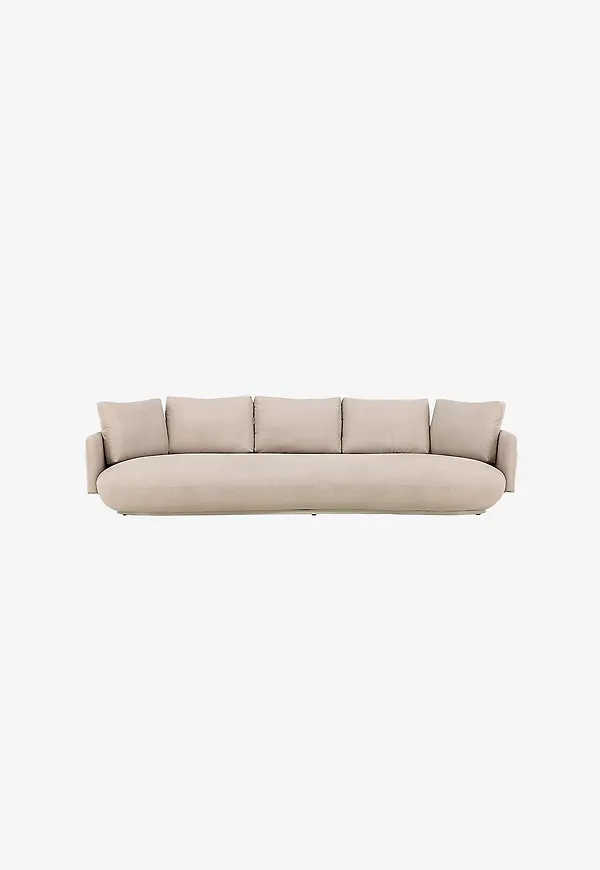 Beige Venture Home-soffa i komfortabel modell.