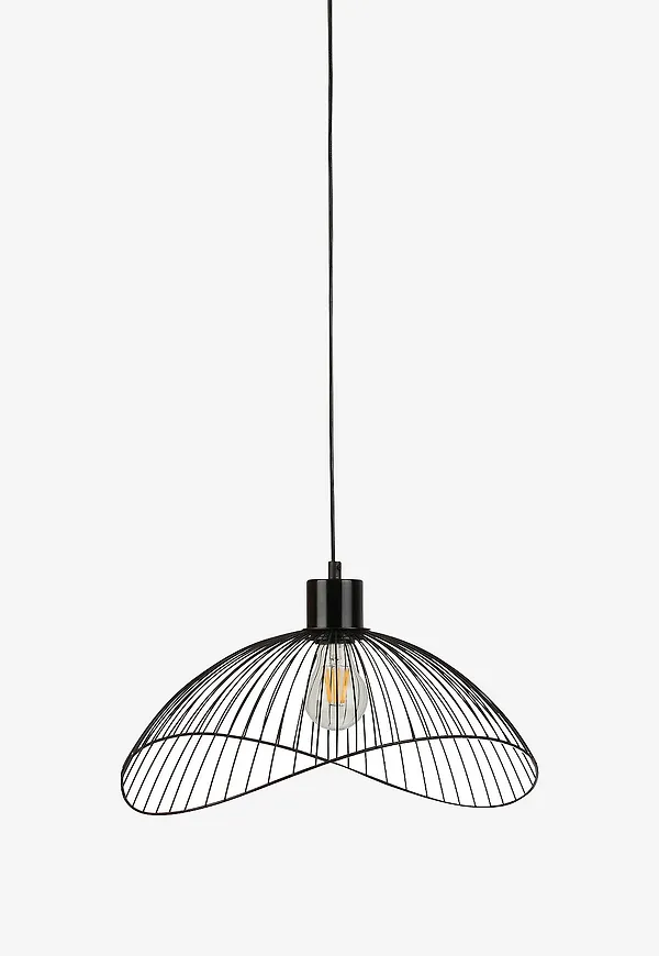 Snygg venture home lampa i svart färg gjord i järn.