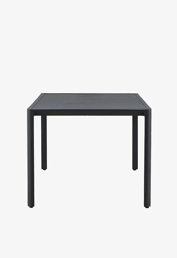 Riktigt trendig venture home bord i svart färg gjord i aluminium.