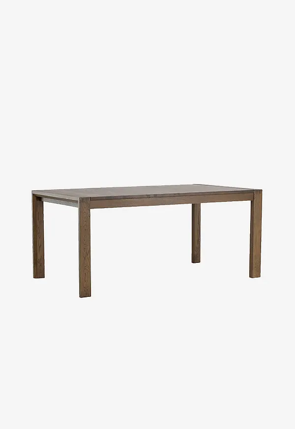 Moderiktig brun bord i ek från Venture Home.