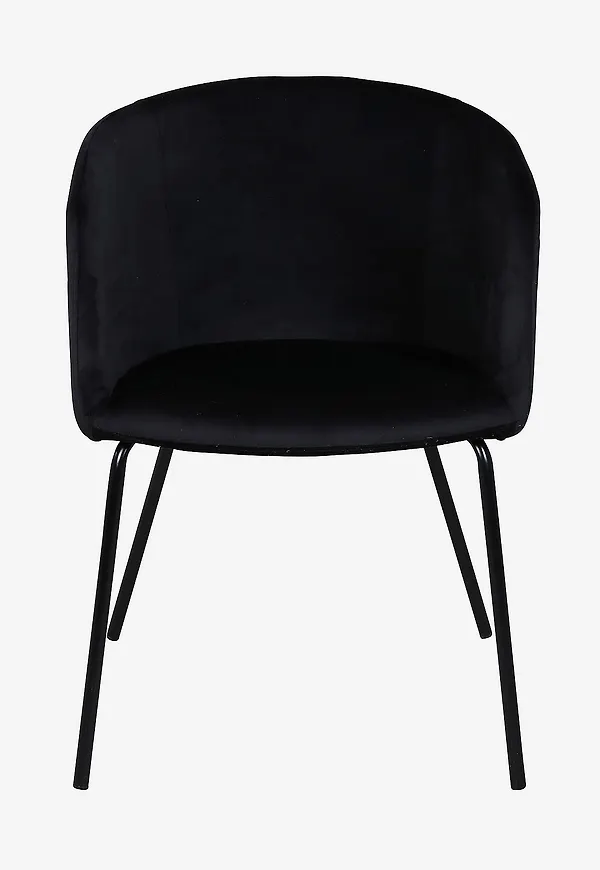 Svart Venture Home-matstol i moderiktig modell.