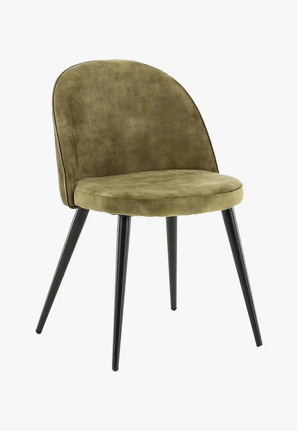Grön Venture Home-matstol i söt modell.