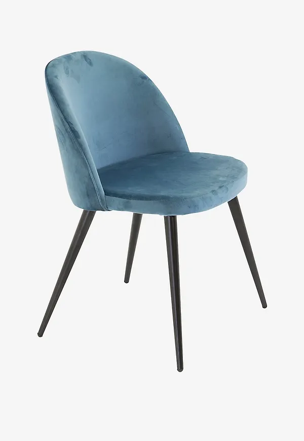 Riktigt trendig köksstol i blått från Venture Home.