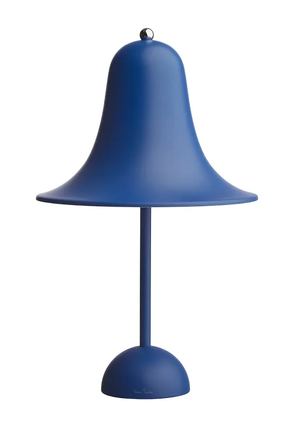 Blå Verpan-bordslampa i cool modell.