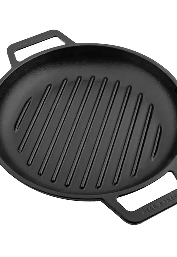 Otroligt fin grillpanna i svart från Victoria.