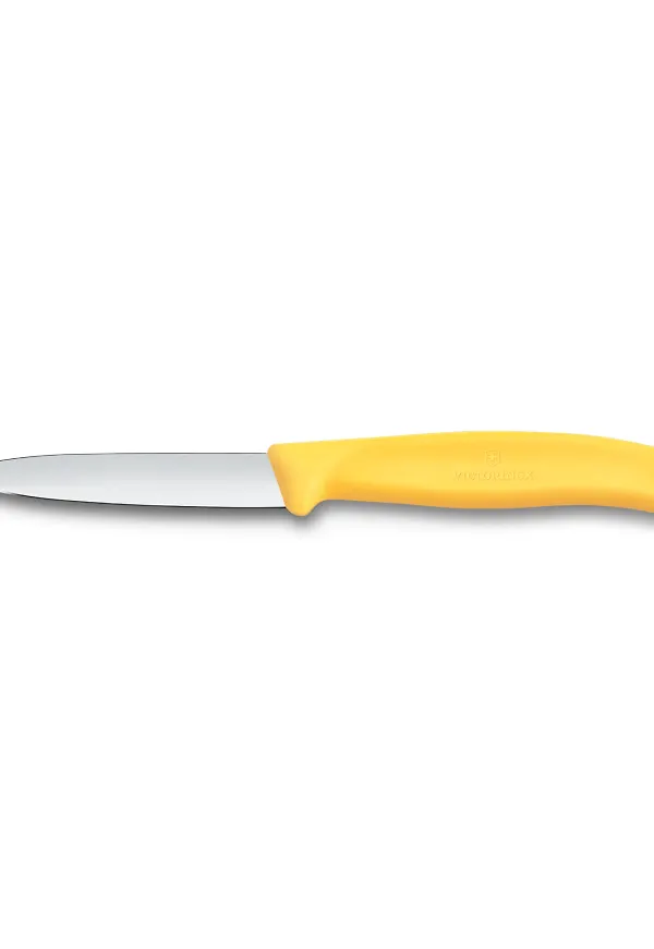 Ikonisk skalkniv i gult från Victorinox.