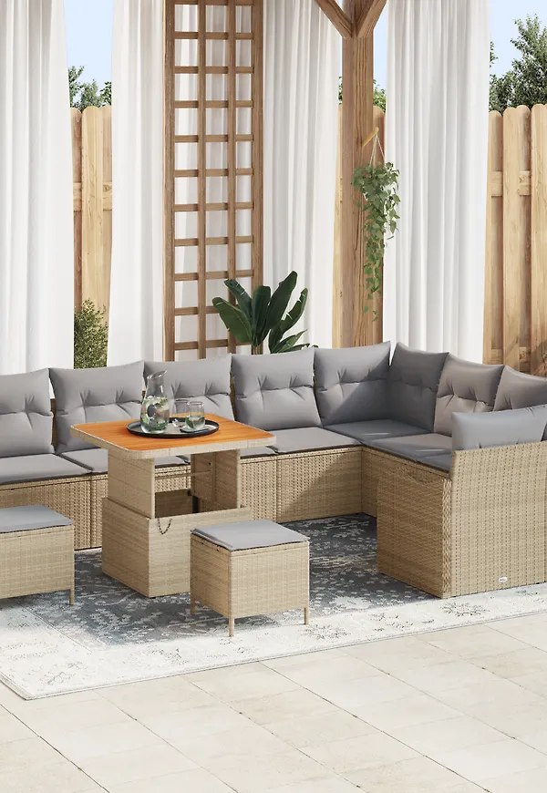 Trendig beige bord 2025 från vidaXL.