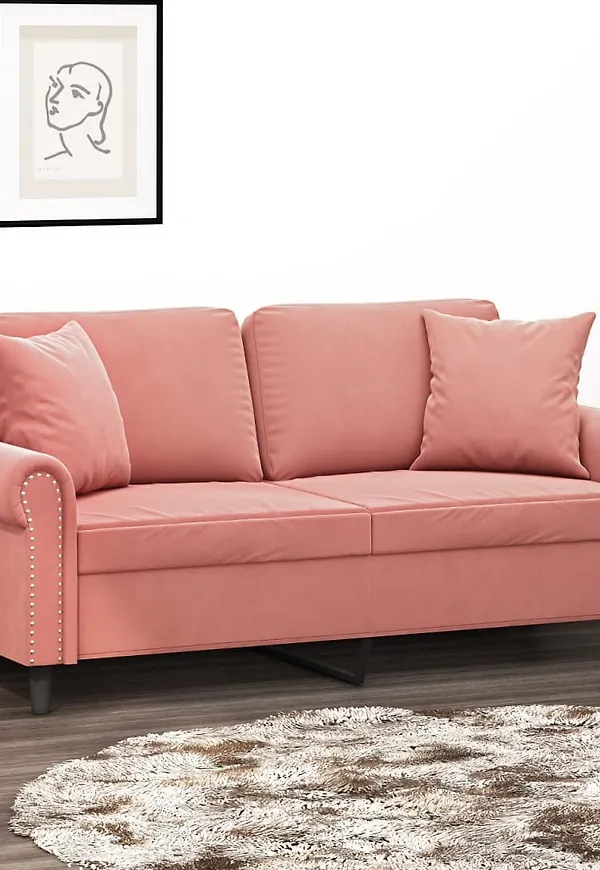 Fantastiskt fin ramar i rosa färg gjord i bomull.