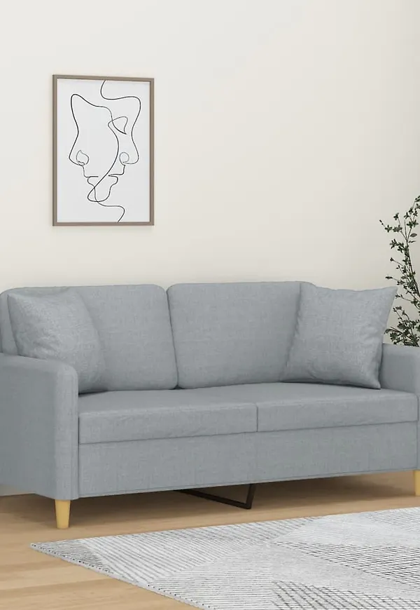 Grå VidaXL soffa som passar perfekt till sommaren 2025!