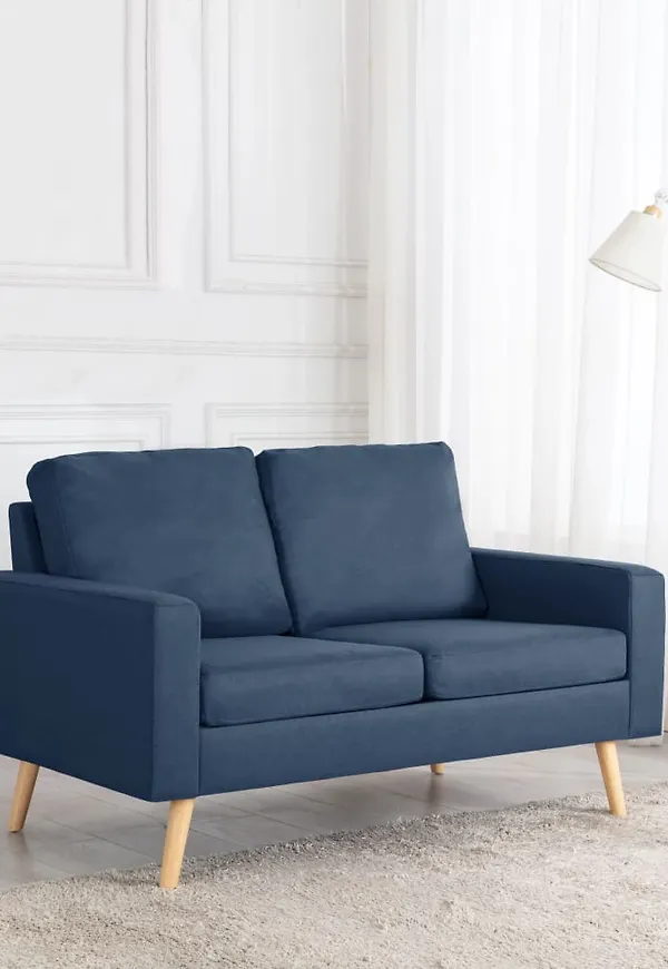 Blå soffa som passar perfekt till hösten 2025!