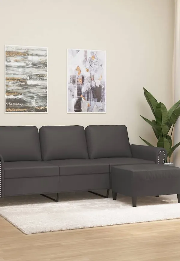 Komfortabel grå pall 2025 från vidaXL.