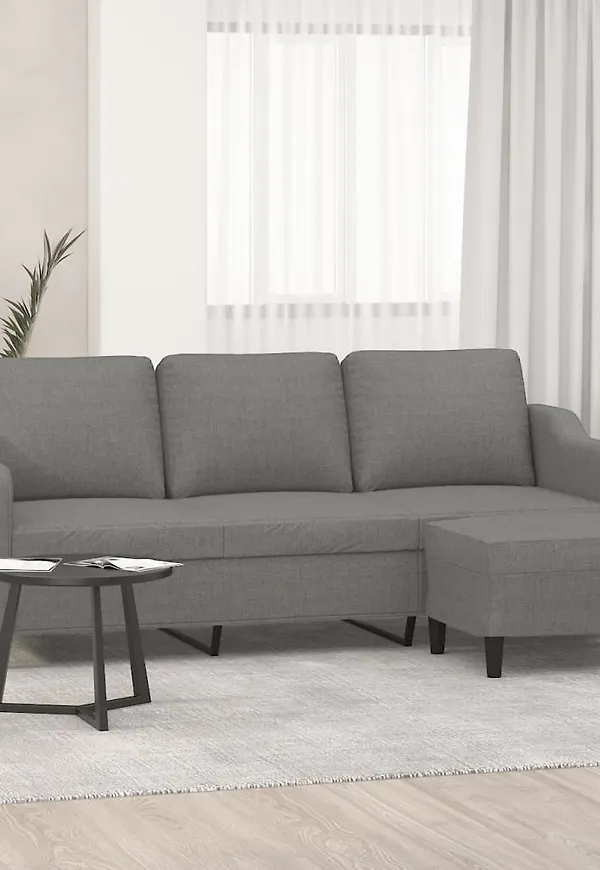 Fantastiskt snygg grå fotpall 2025 från vidaXL.