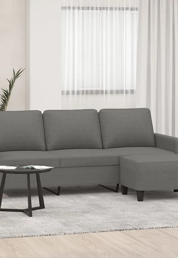 Jättesnygg grå pall 2025 från vidaXL.