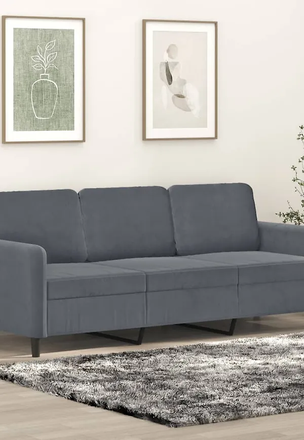 Grå VidaXL soffa som passar perfekt till sommaren 2025!