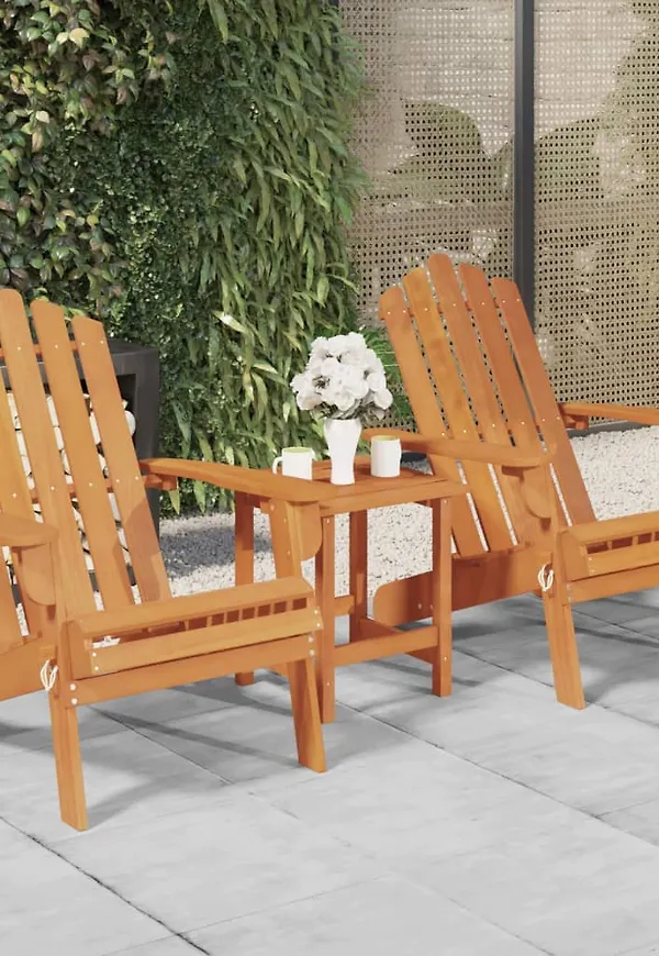 Skön däckstol i brunt från vidaXL.