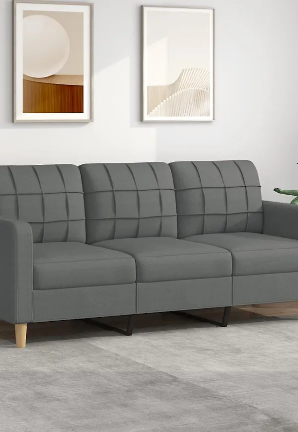 Jättesnygg grå soffa 2025 från vidaXL.