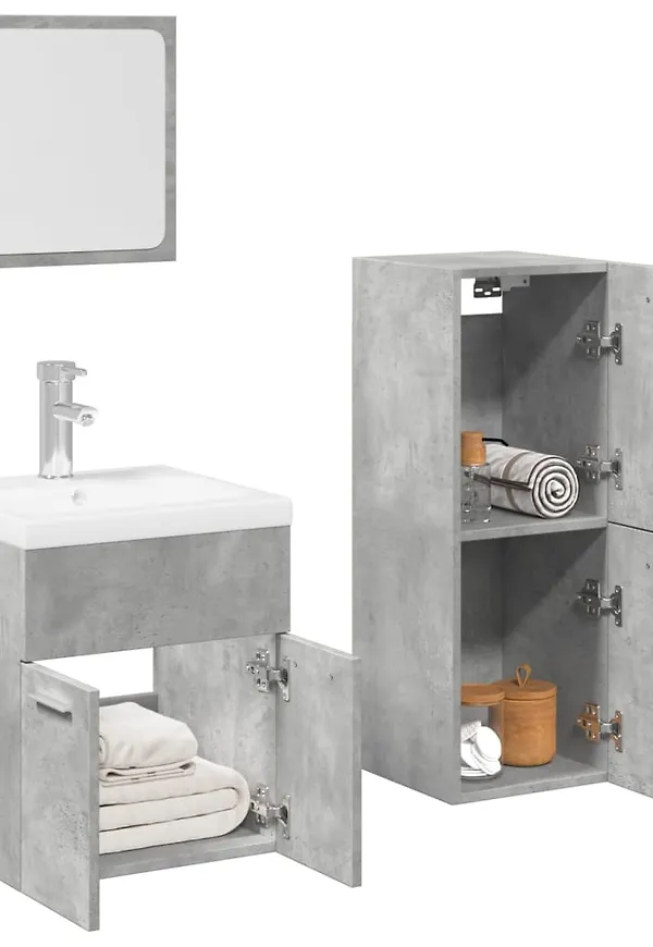 Grå vidaXL-möbel i härlig modell.