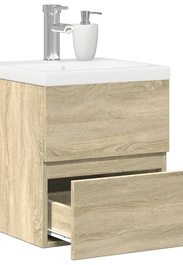 Brun badrumsmöbel som passar perfekt till hösten 2025!