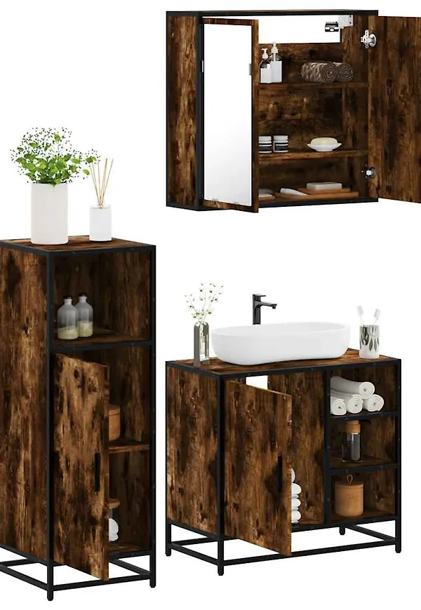 Brun vidaXL-möbel i härlig modell.