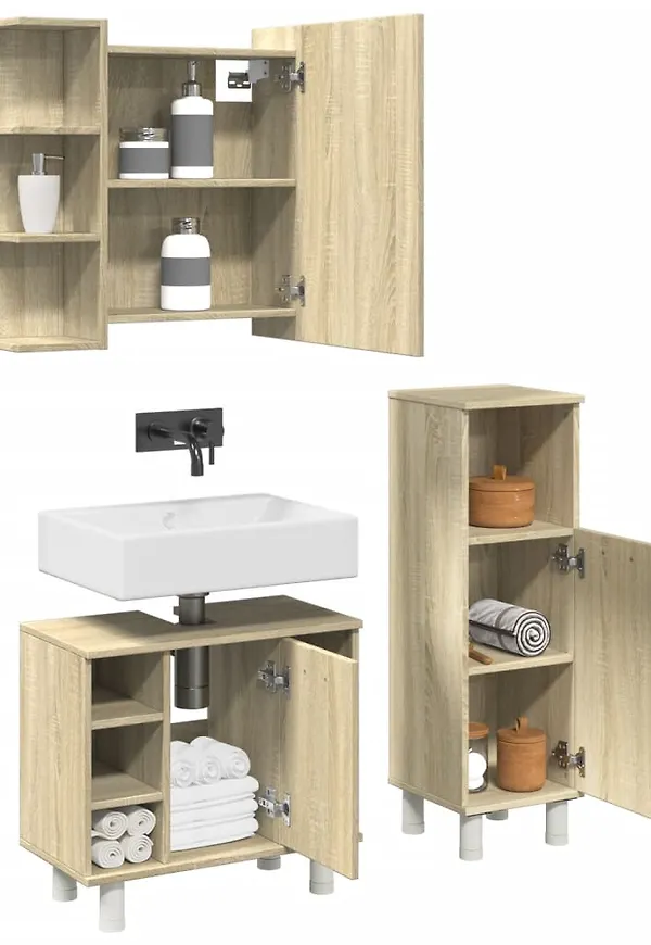 Brun badrumsmöbel som passar perfekt till hösten 2025!