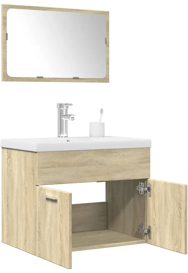 Komfortabel möbel i brun färg gjord i ek.