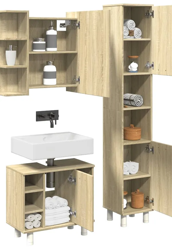 Otroligt fin badrumsmöbel 2024 från vidaXL.