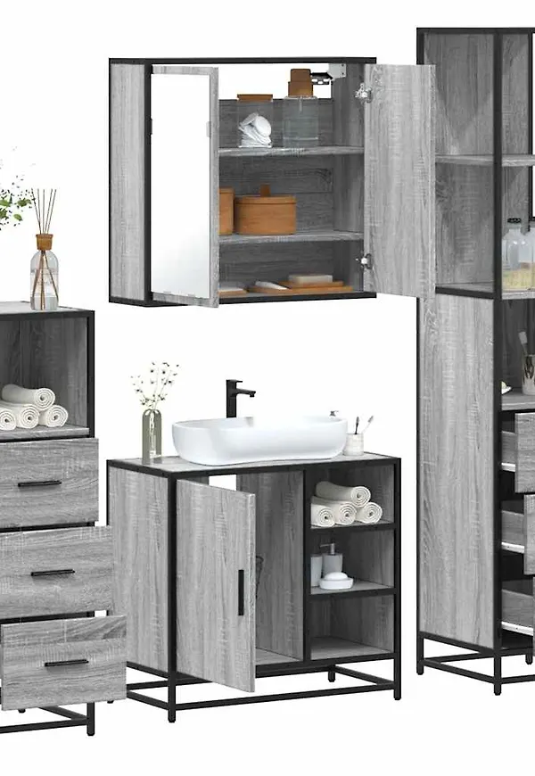 Riktigt trendig badrumsmöbel 2025 från vidaXL.